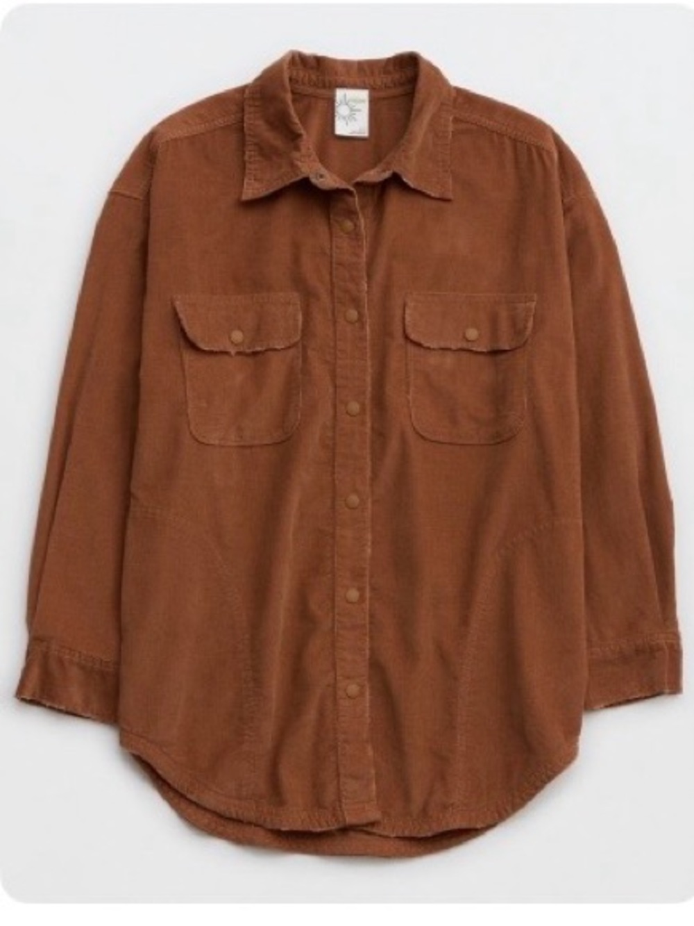 OFFLINE by aerie oversized corduroy button up